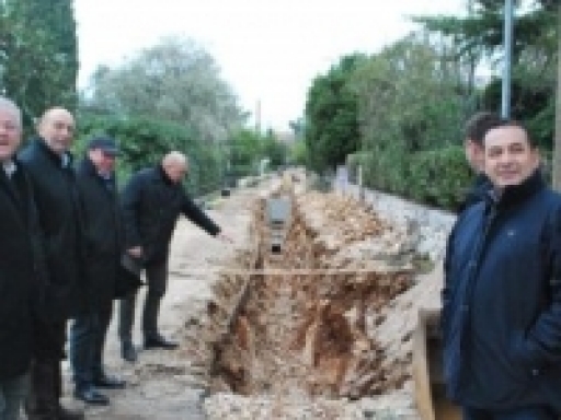 Radovi na izgradnji sanitarne kanalizacije u naselju Pod Sv Mikulj